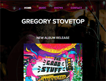Tablet Screenshot of gregorystovetop.com